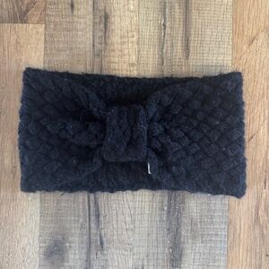 Kate Spade Ear Warmer Bow Headband black